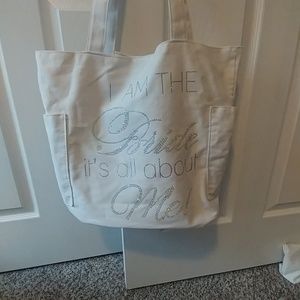 Bride tote and zipper pouch